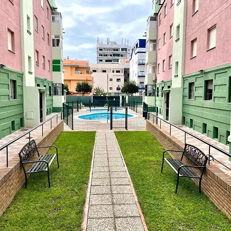 Apartmán Gatu Sol, Junto A La Playa , Piscina, 2 Banos, Aire Cc, Terraza, 